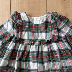 GAP Multicolor Plaid Baby Dress